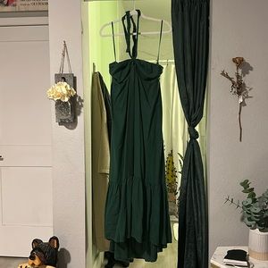 Aerie high low halter maxi sundress